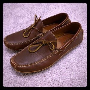 Trask moccasin driver shoe